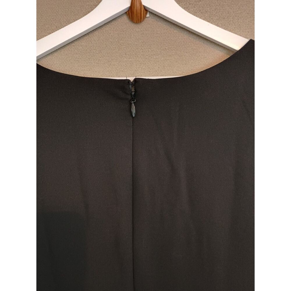 Torrid Dress Women 24 Black At The Knee Studio Refined Crepe Skater Babydoll New - Picture 5 of 8